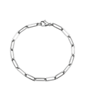 Lia Bracelet – brățară paperclip argintie din oțel inoxidabil 316L | Sanni