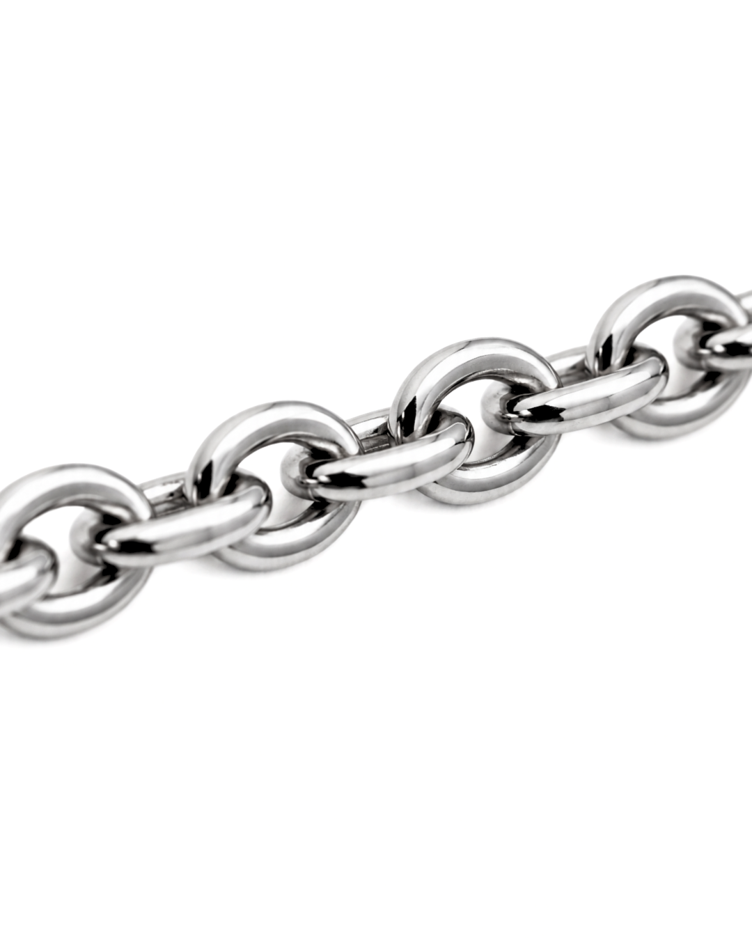Nola Chain – detaliu lănțișor argintiu clasic din oțel inoxidabil 316L | Sanni