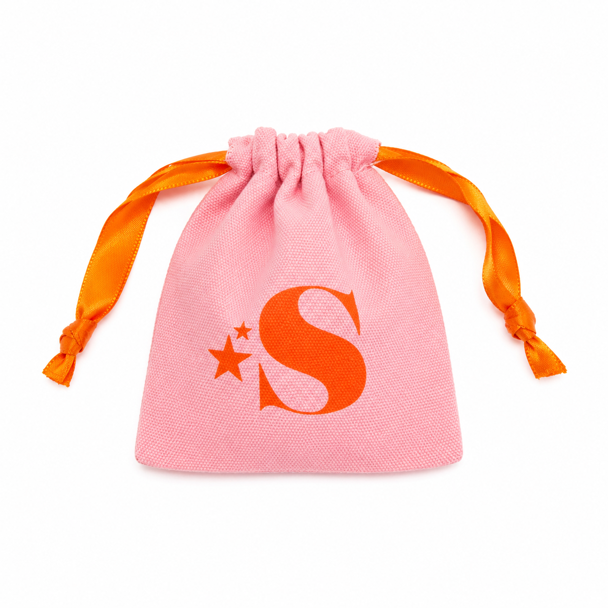 Săculețul Sanni™ – pouch roz pentru bijuterii Sanni din canvas | Sanni